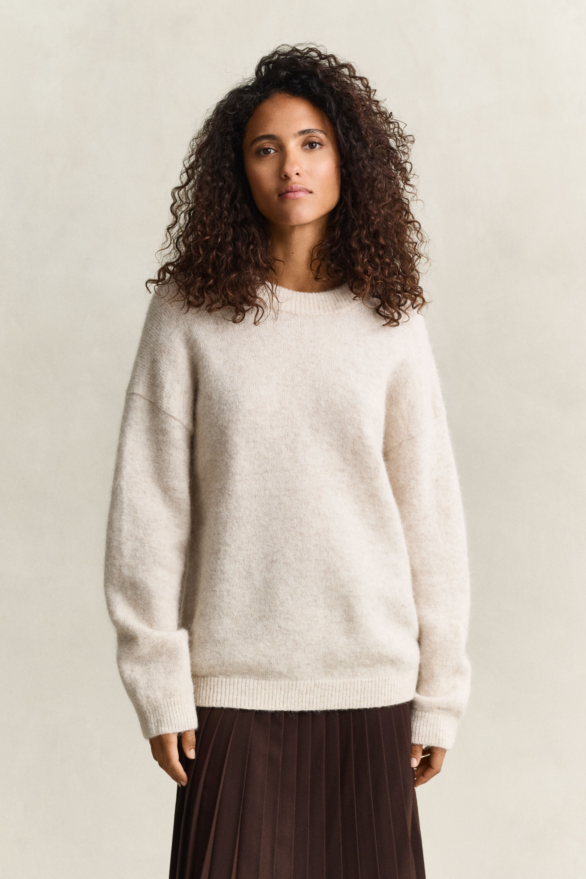 Pull en laine d’alpaga mélangée