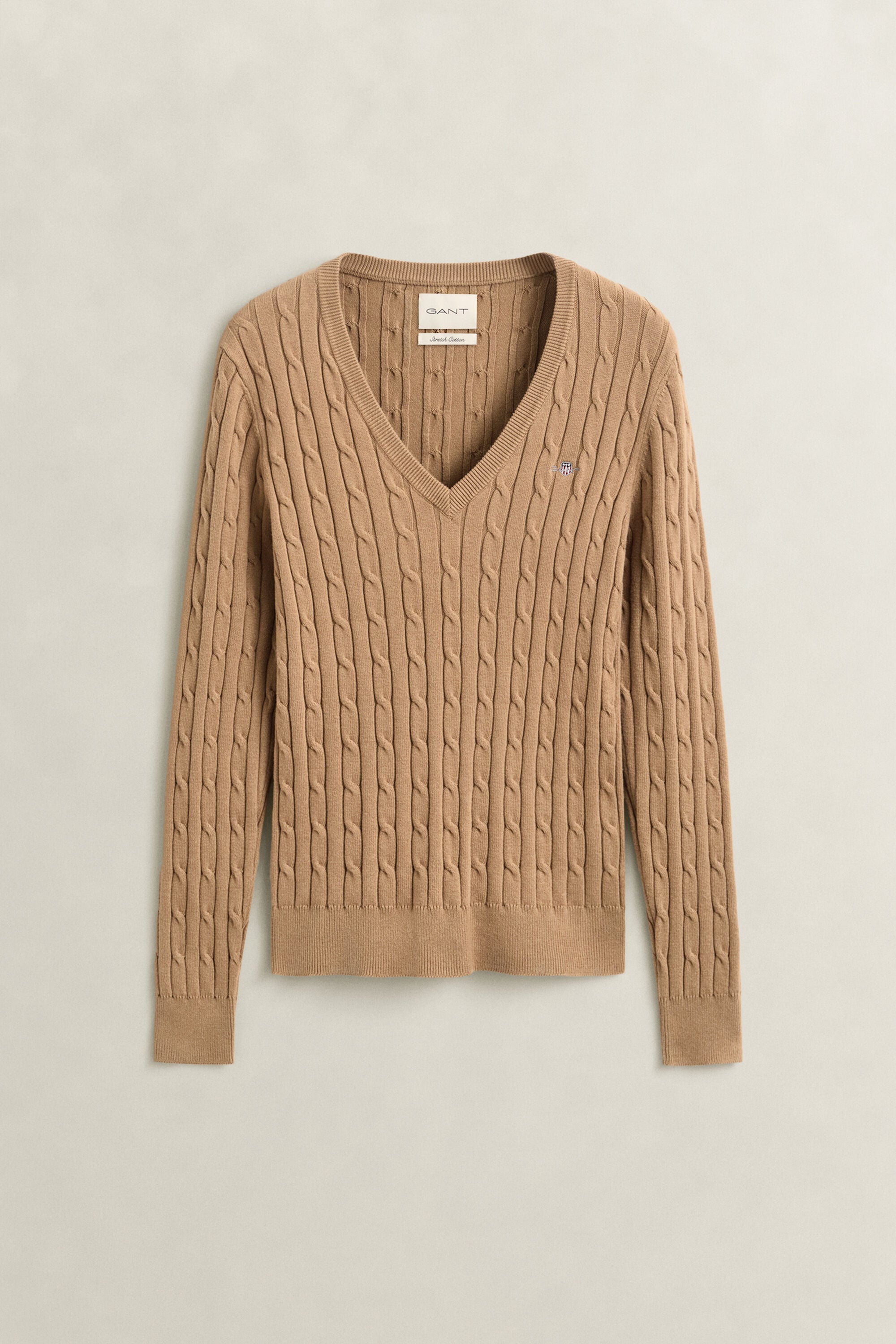 Pull en maille torsadée classique