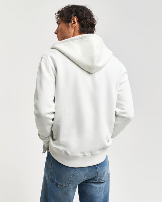 Sweat &agrave; capuche zipp&eacute; Embossed