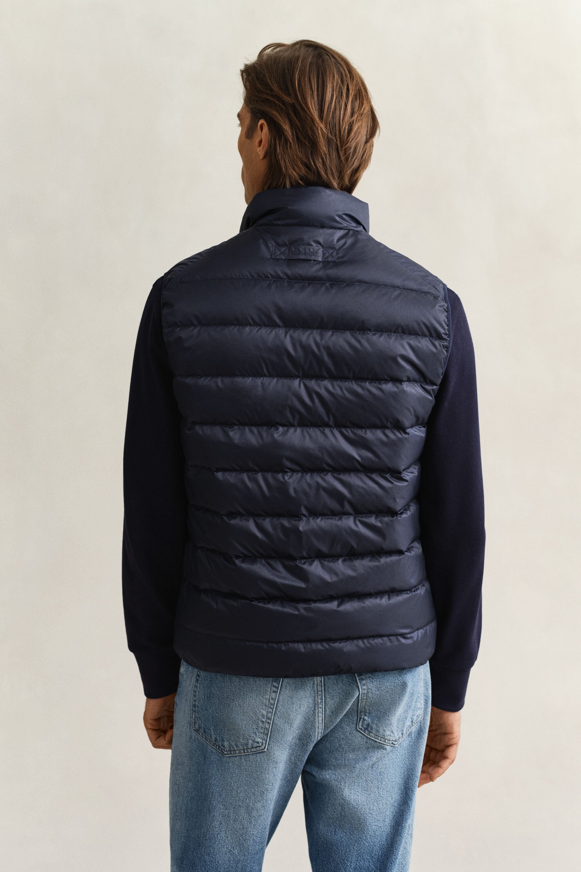 Doudoune sans manches légère en duvet