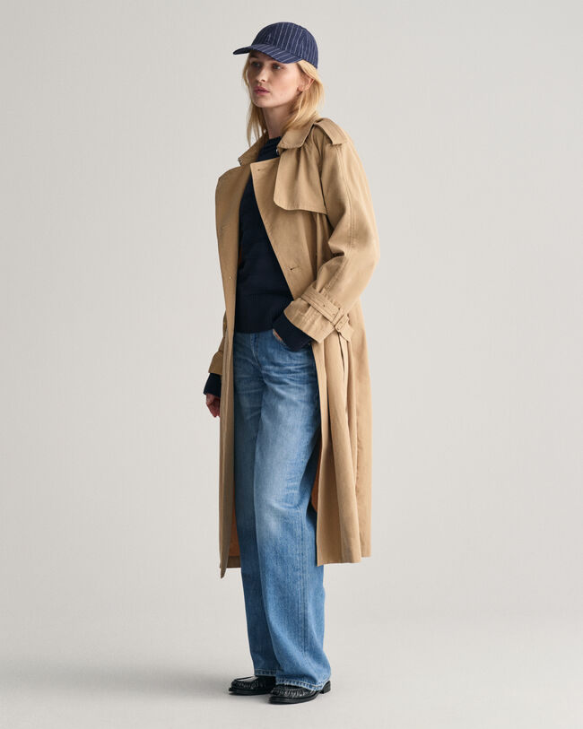 Pull ras du cou en coton &agrave; rayures Tonal