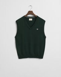 Pull sans manches en coton classique