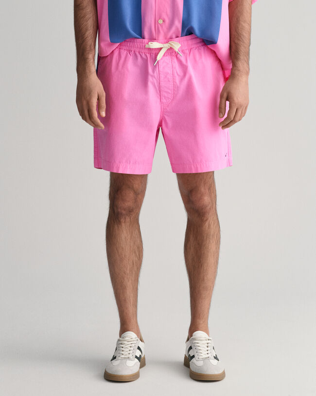 Short en coton avec cordon de serrage