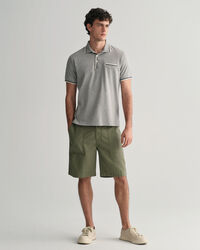 Polo en coton piqu&eacute; 2-Color Tipped