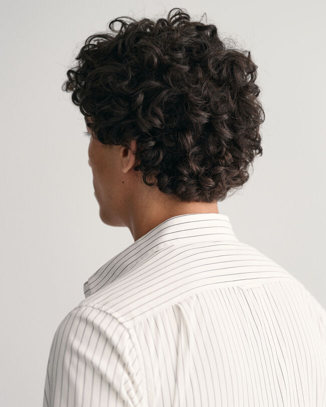 Chemise habillée slim fit à rayures tennis