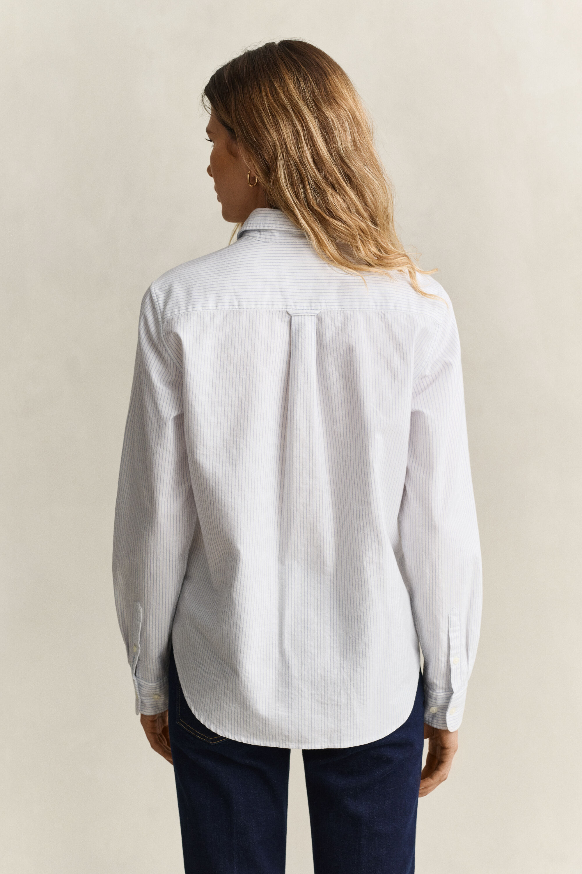 Chemise en coton Oxford à rayures Gant x Yale