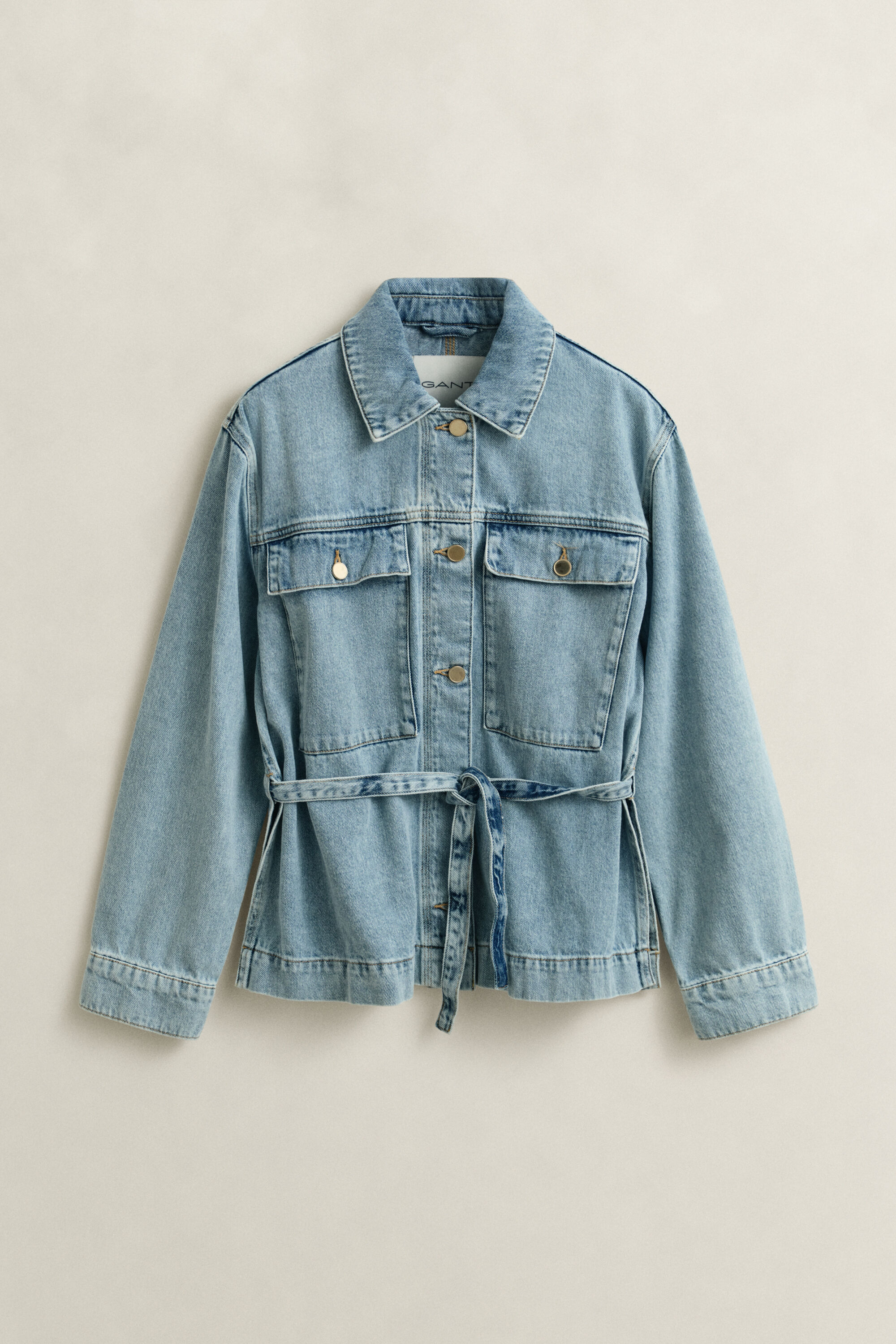 Veste en denim nouée