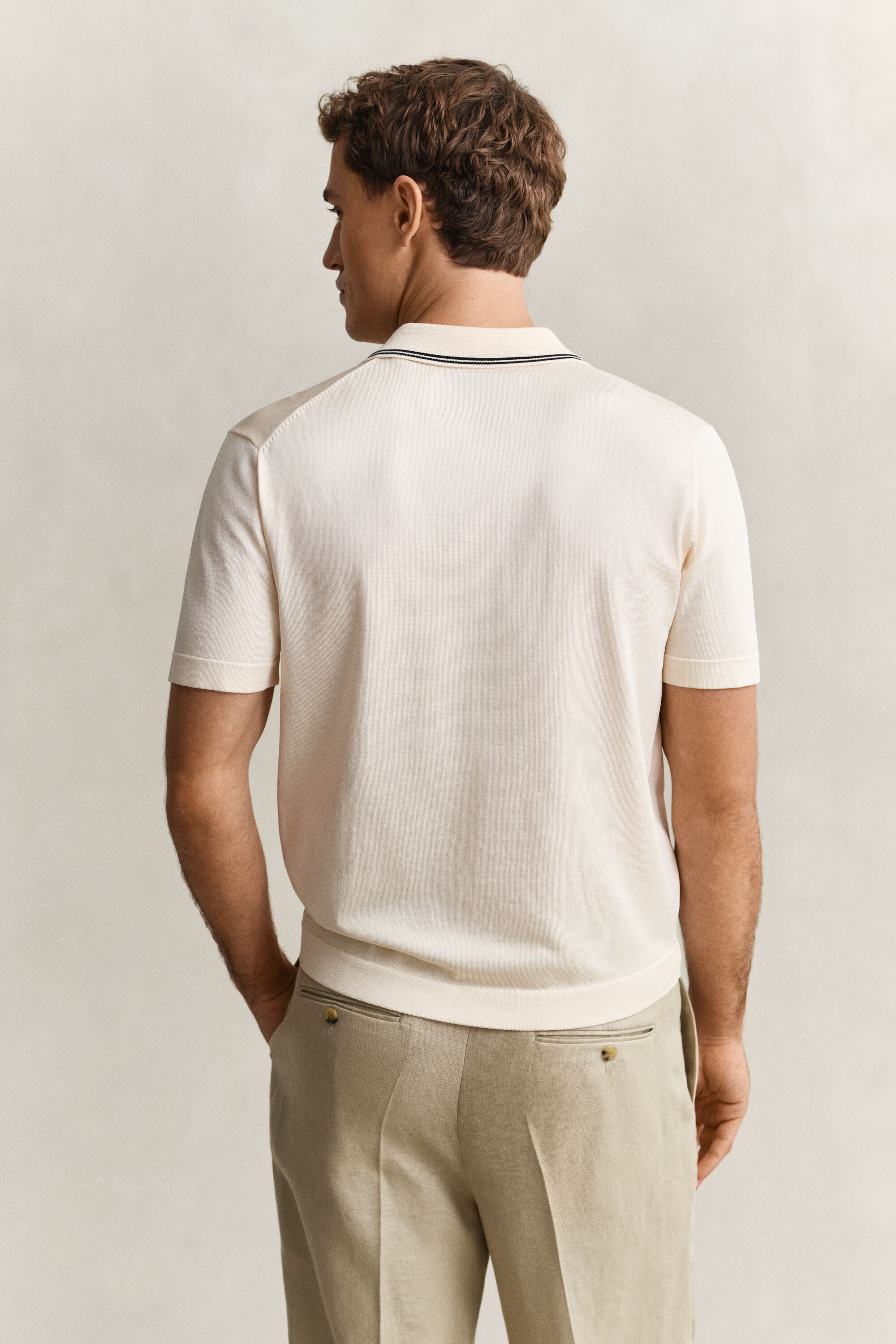 Pull façon polo