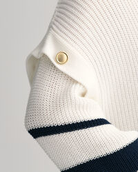 Pull ras du cou ultra-ample &agrave; rayures