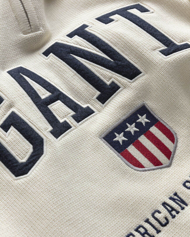 Pull à demi-zip Retro Shield