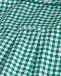 Chemise coupe regular à manches courtes en popeline vichy Classic