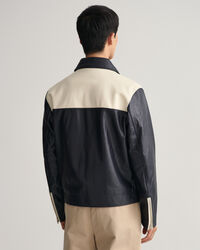 Veste courte en cuir