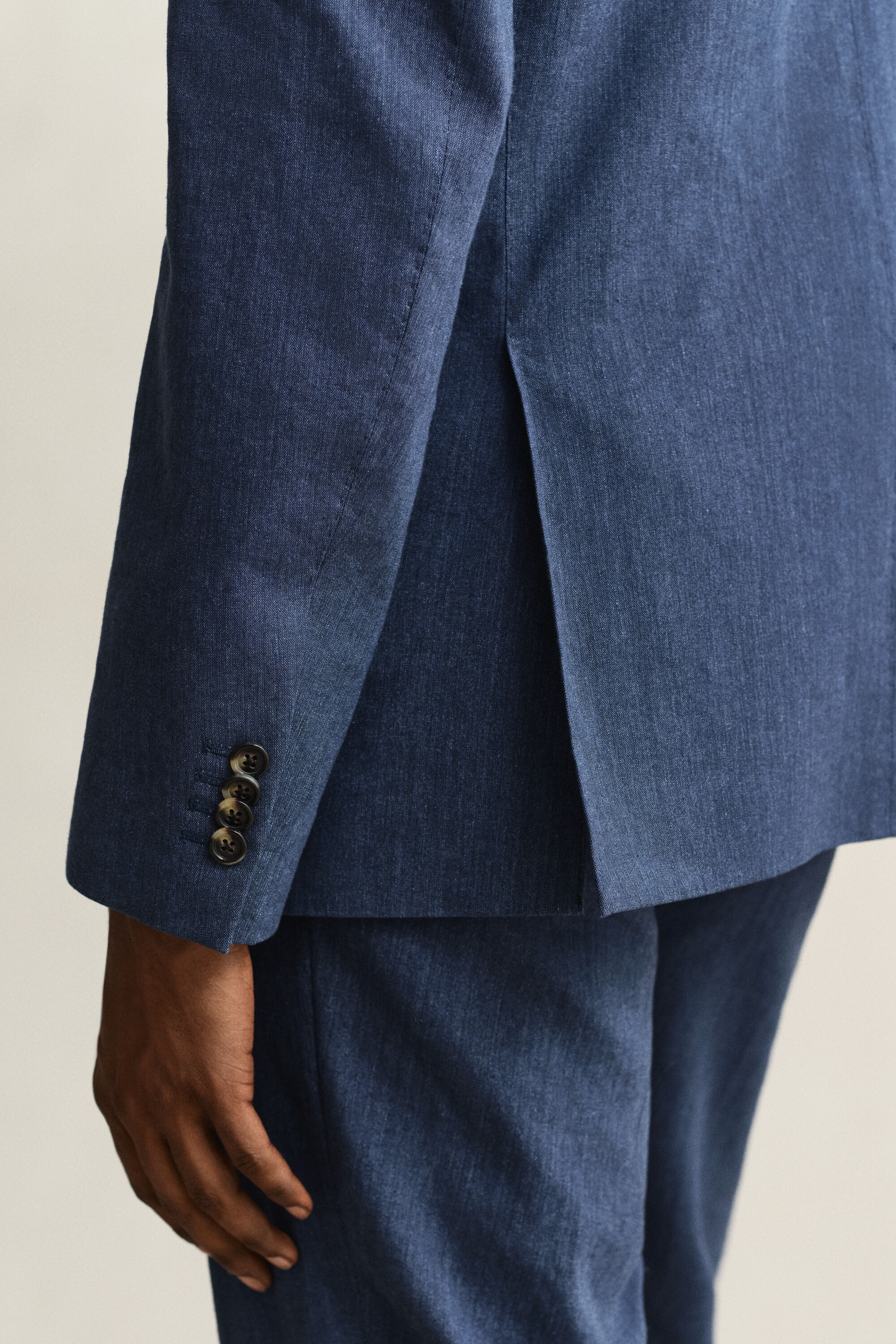 Veste de costume en lin mélangé