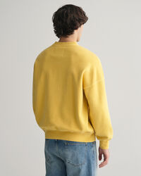 Sweat-shirt ras du cou &agrave; d&eacute;lavage vintage