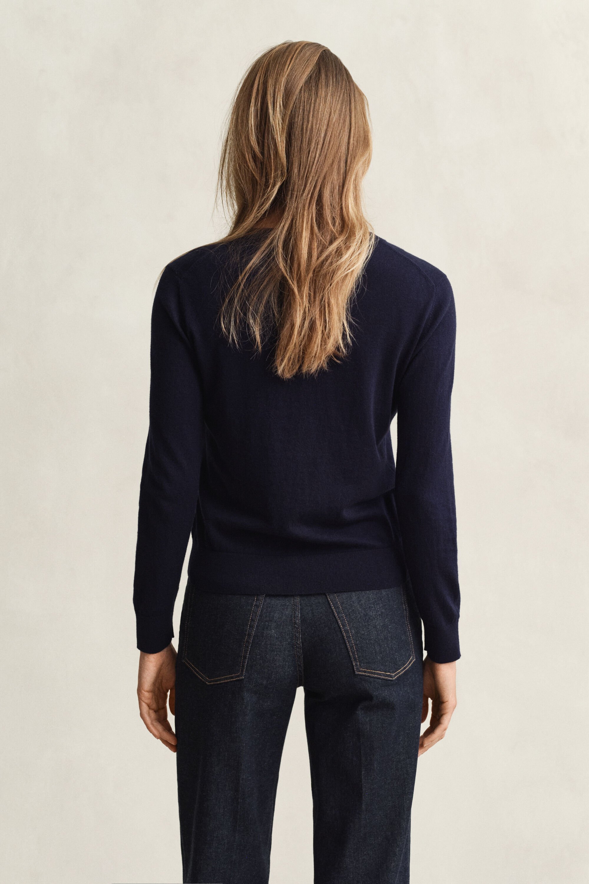 Cardigan col rond léger