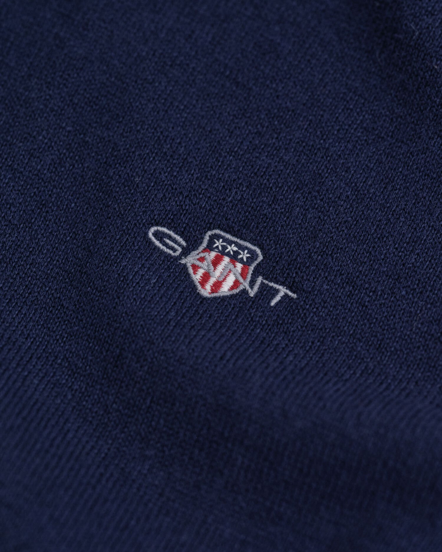 Pull col roulé en coton et laine