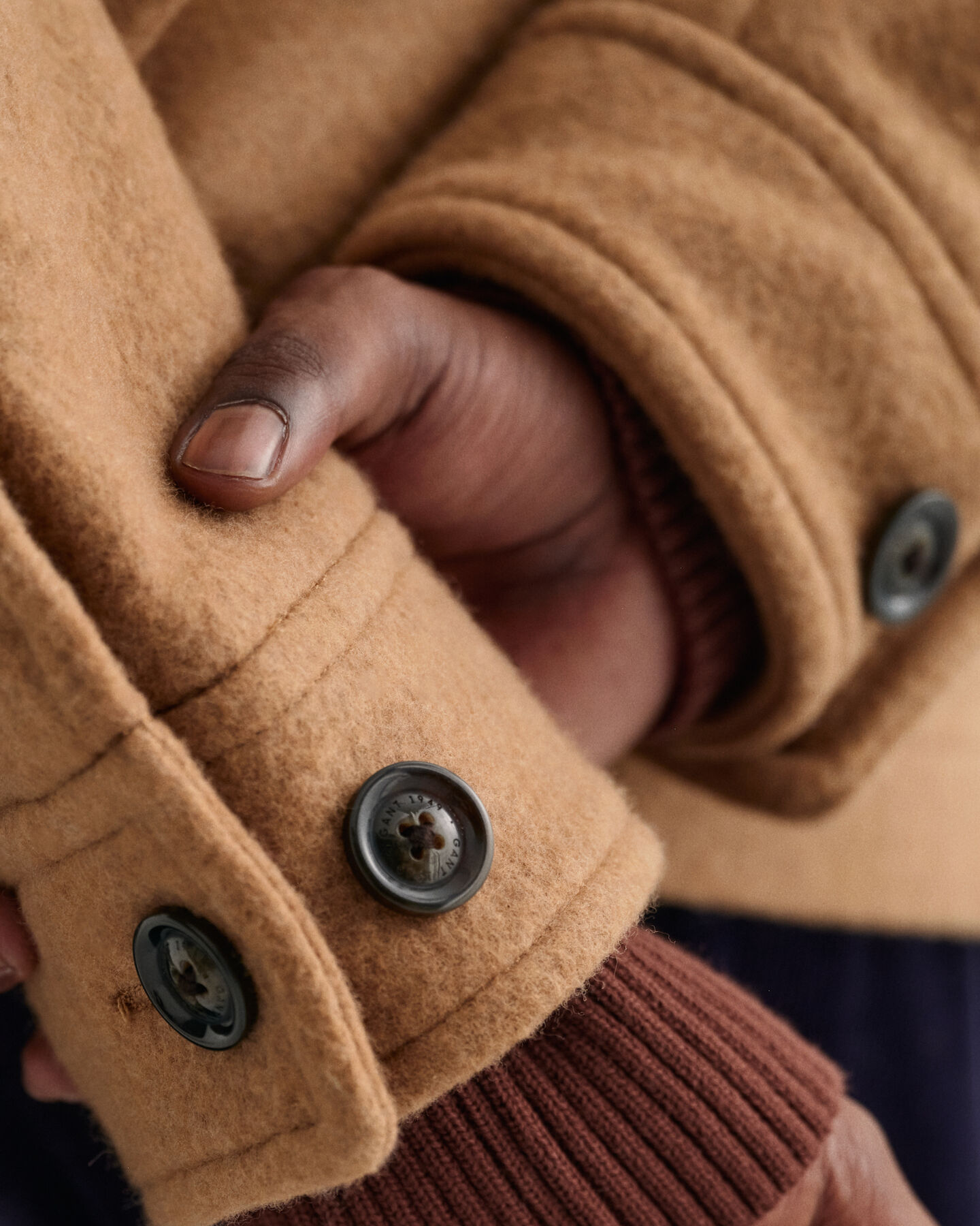 Veste courte en laine