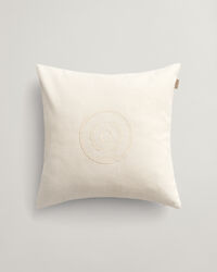 Housse de coussin Crest ton sur ton