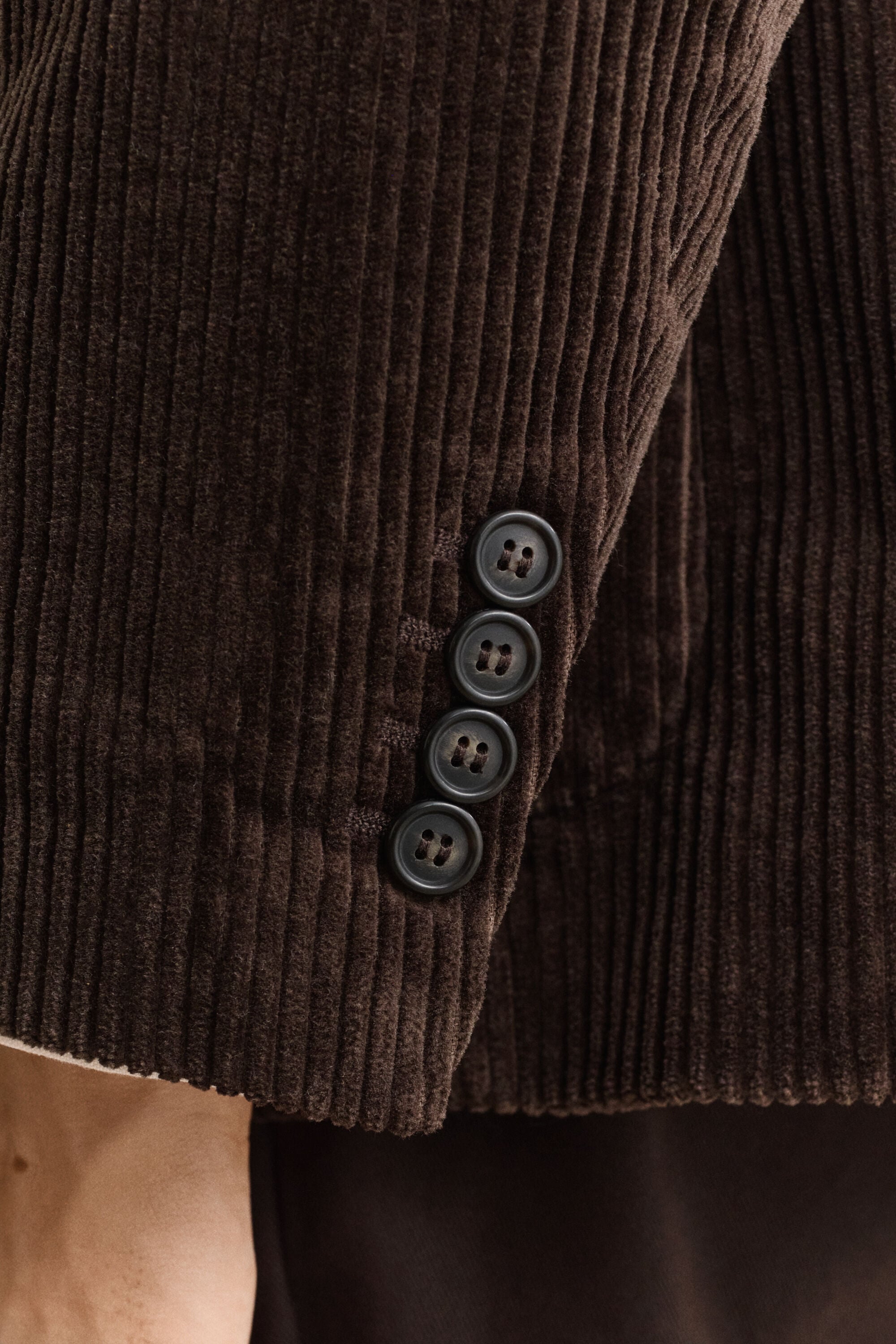Veste de costume en velours côtelé