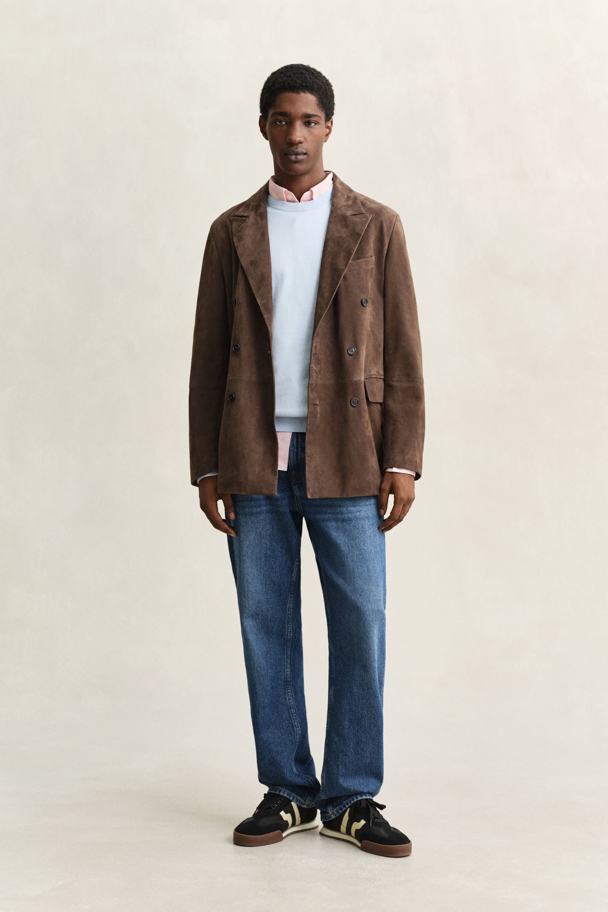 Pull col rond en coton