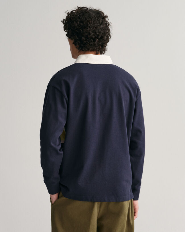 Polo Rugger en colour-block