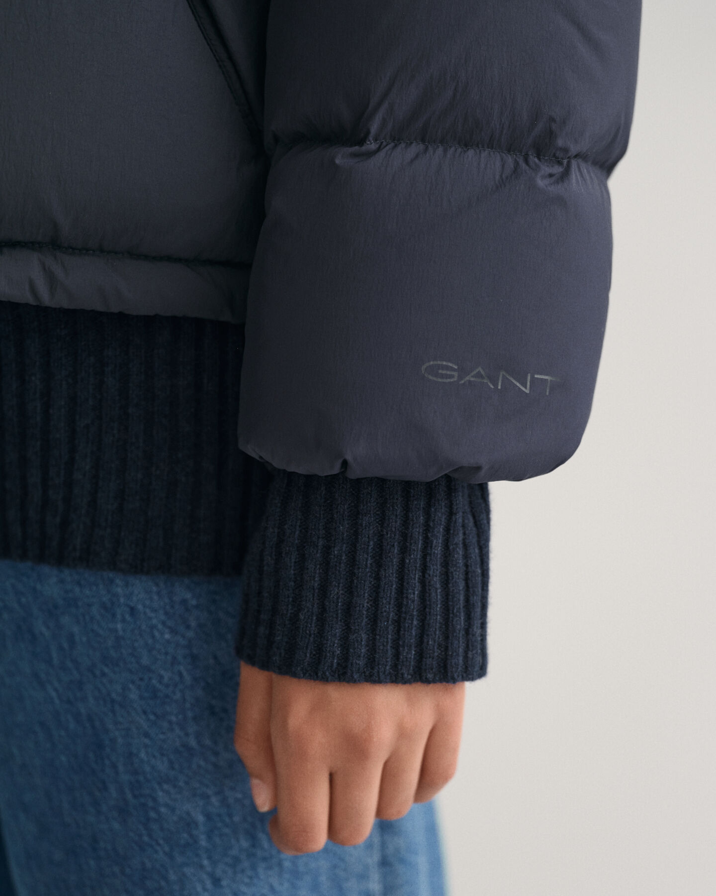 Doudoune courte en duvet