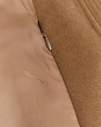 Veste aviateur en laine mélangée