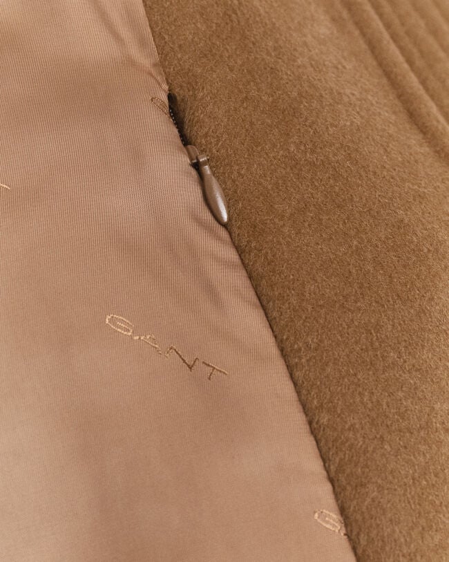 Veste aviateur en laine mélangée