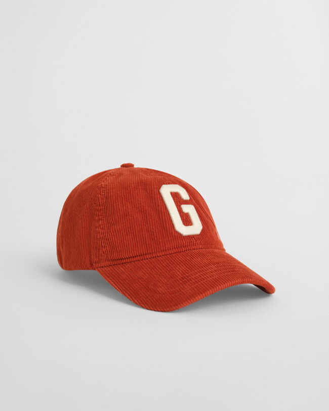 Casquette en velours côtelé