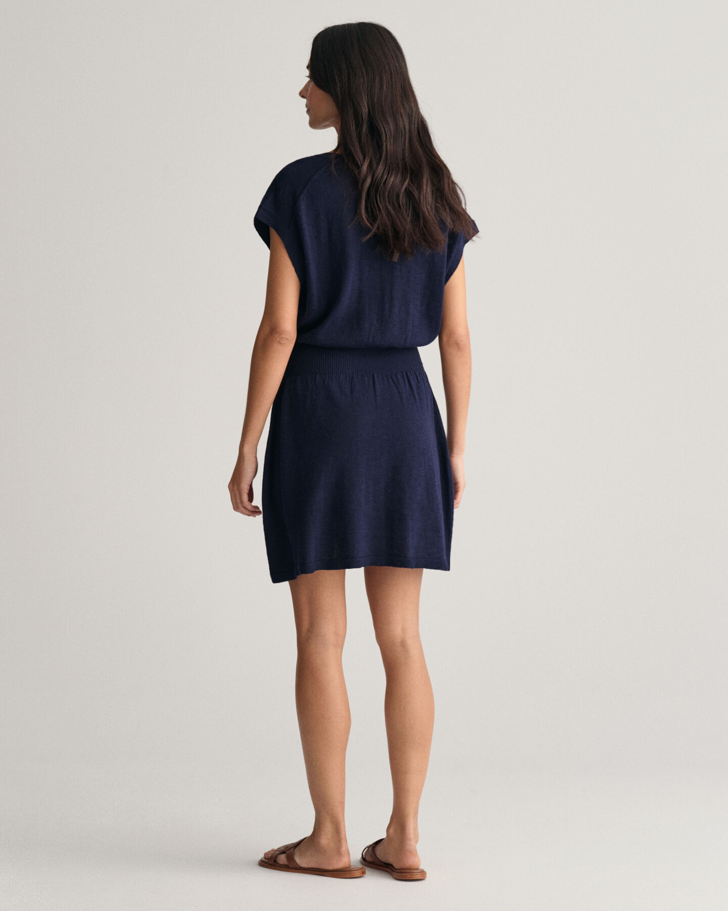 Robe en lin mélangé