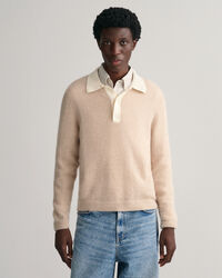 Rugger en coton et mohair