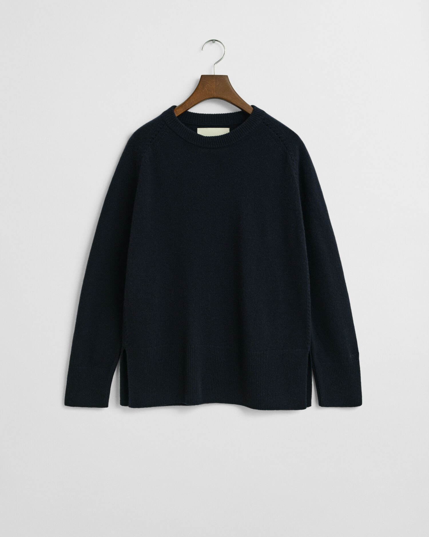 Pull col rond en laine et cachemire doux