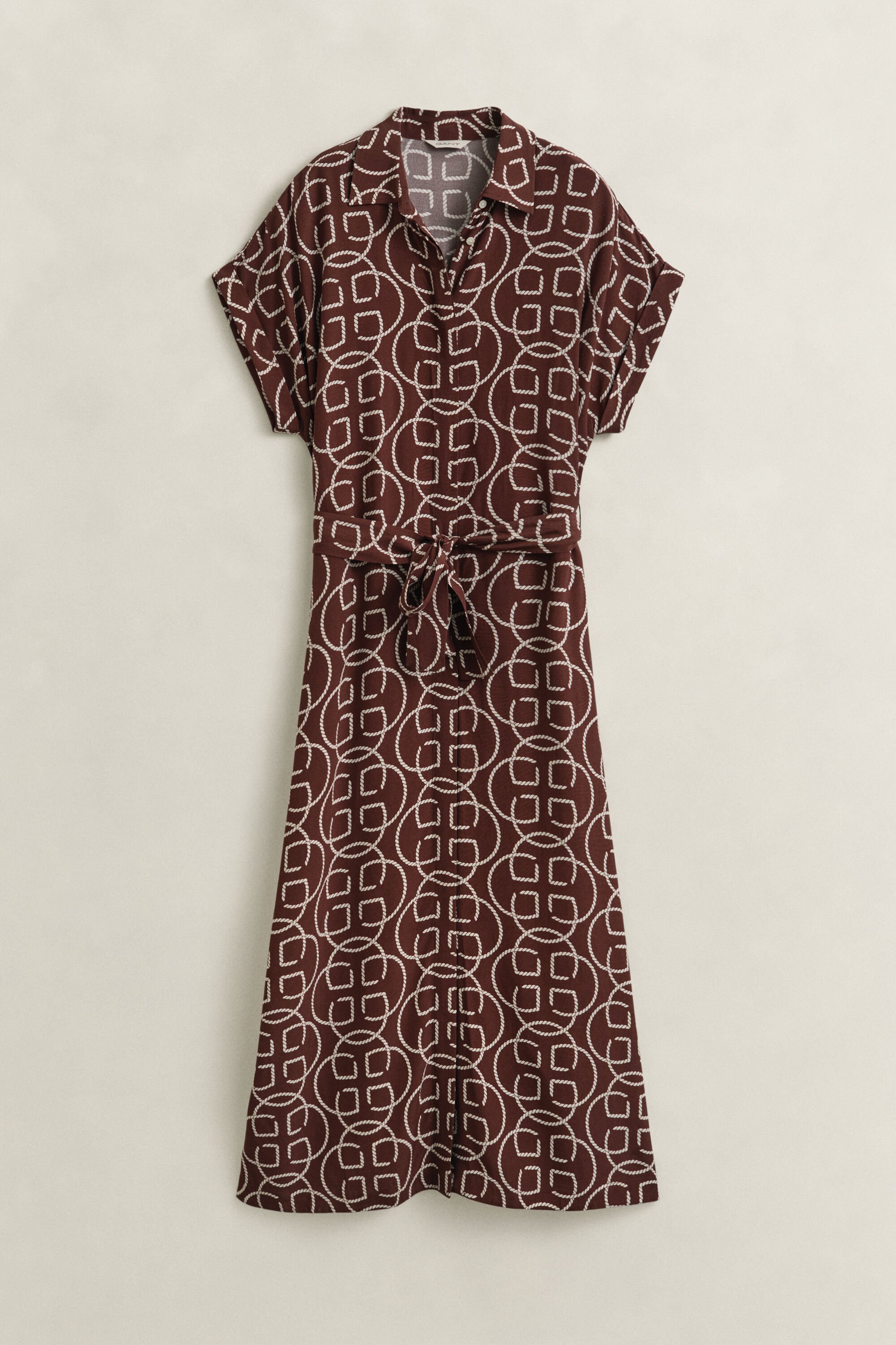 Robe à mancherons monogramme