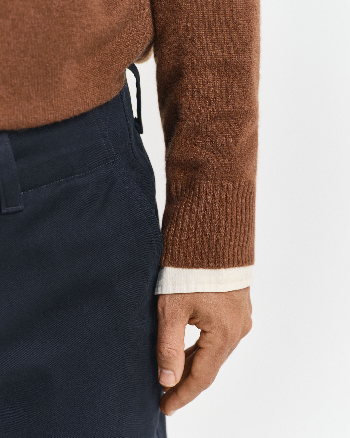 Pull col rond en cachemire