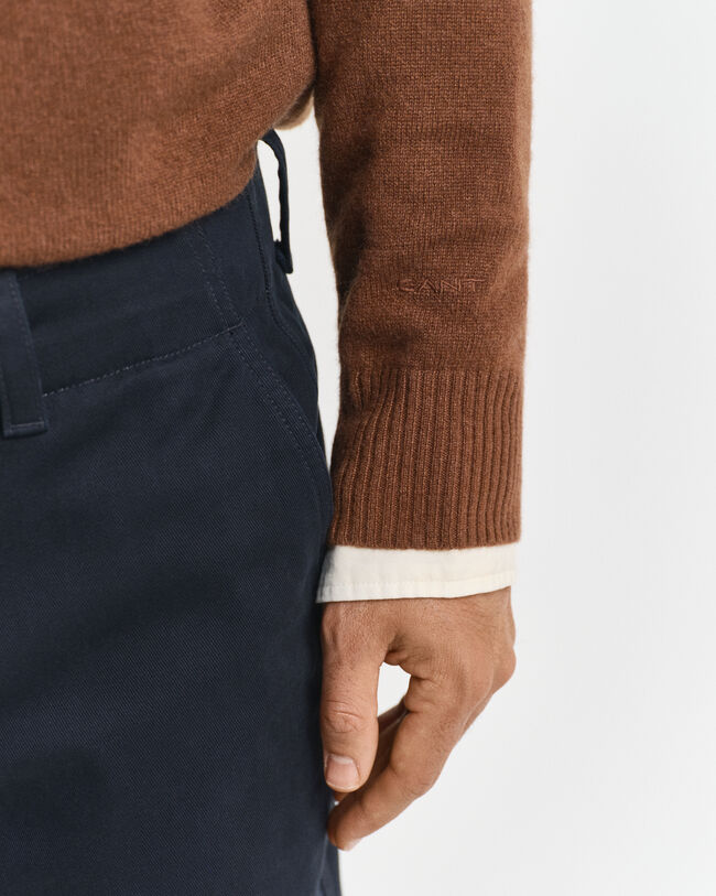 Pull col rond en cachemire