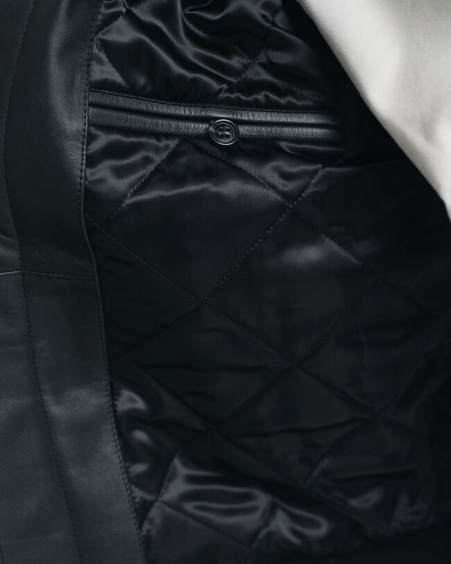 Veste Varsity de GANT en cuir