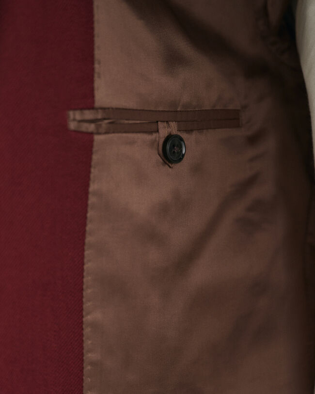 Veste blazer de costume ultra-ample en sergé de laine