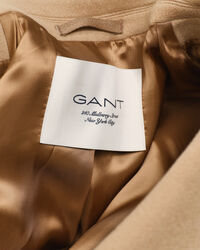 Manteau à boutonnage croisé en laine