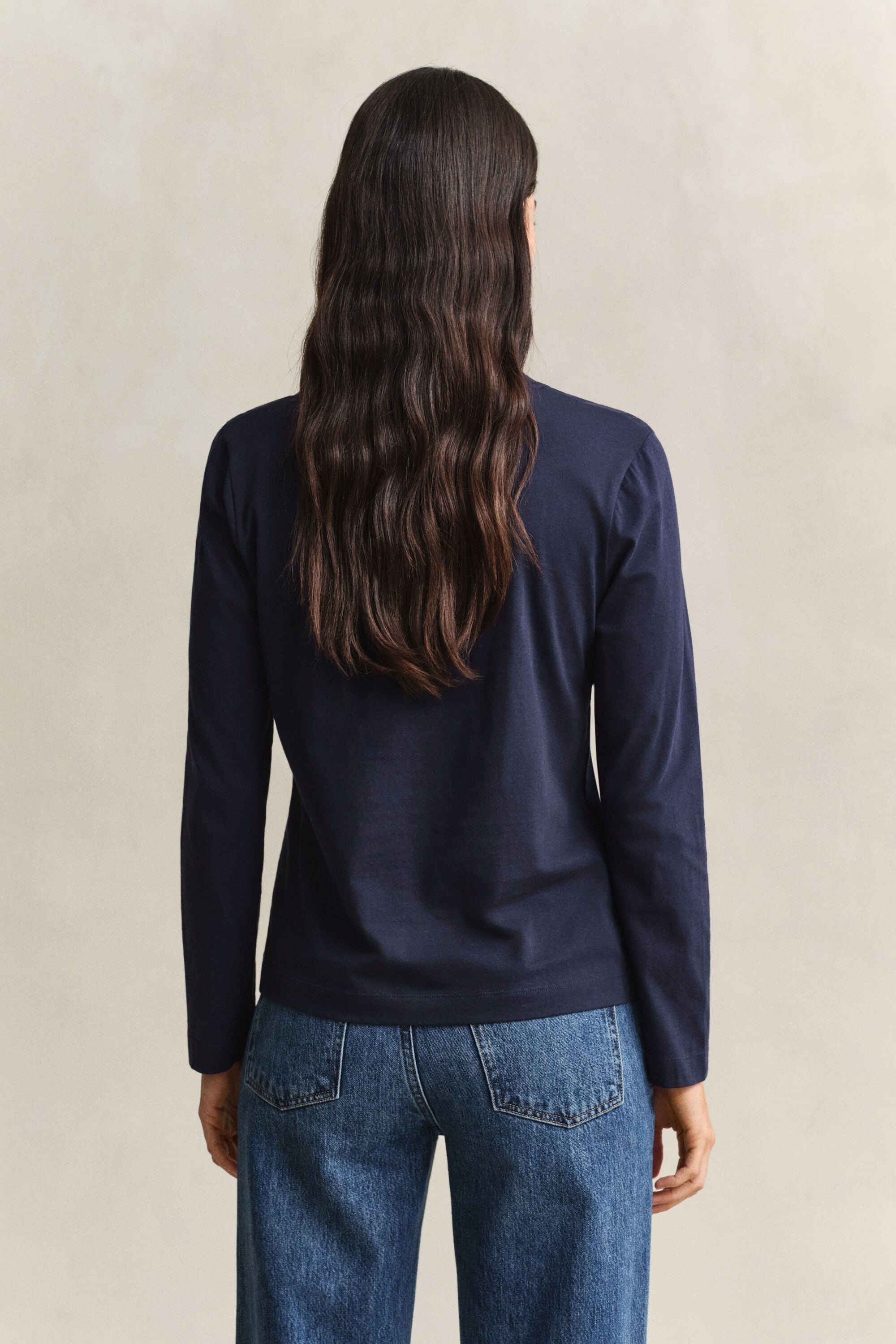 T-shirt à manches longues avec écusson