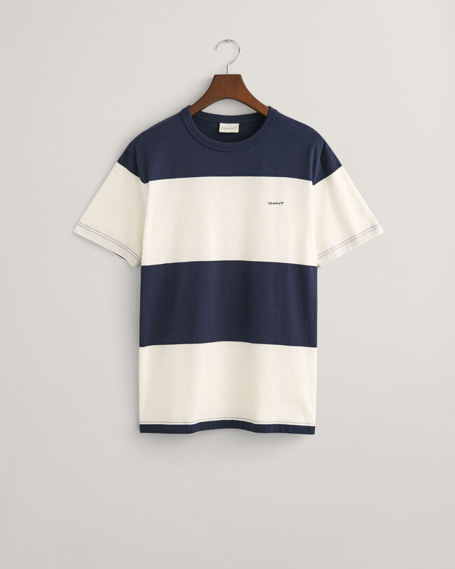 T-shirt &agrave; larges rayures