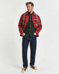 Chemise coupe regular en velours côtelé