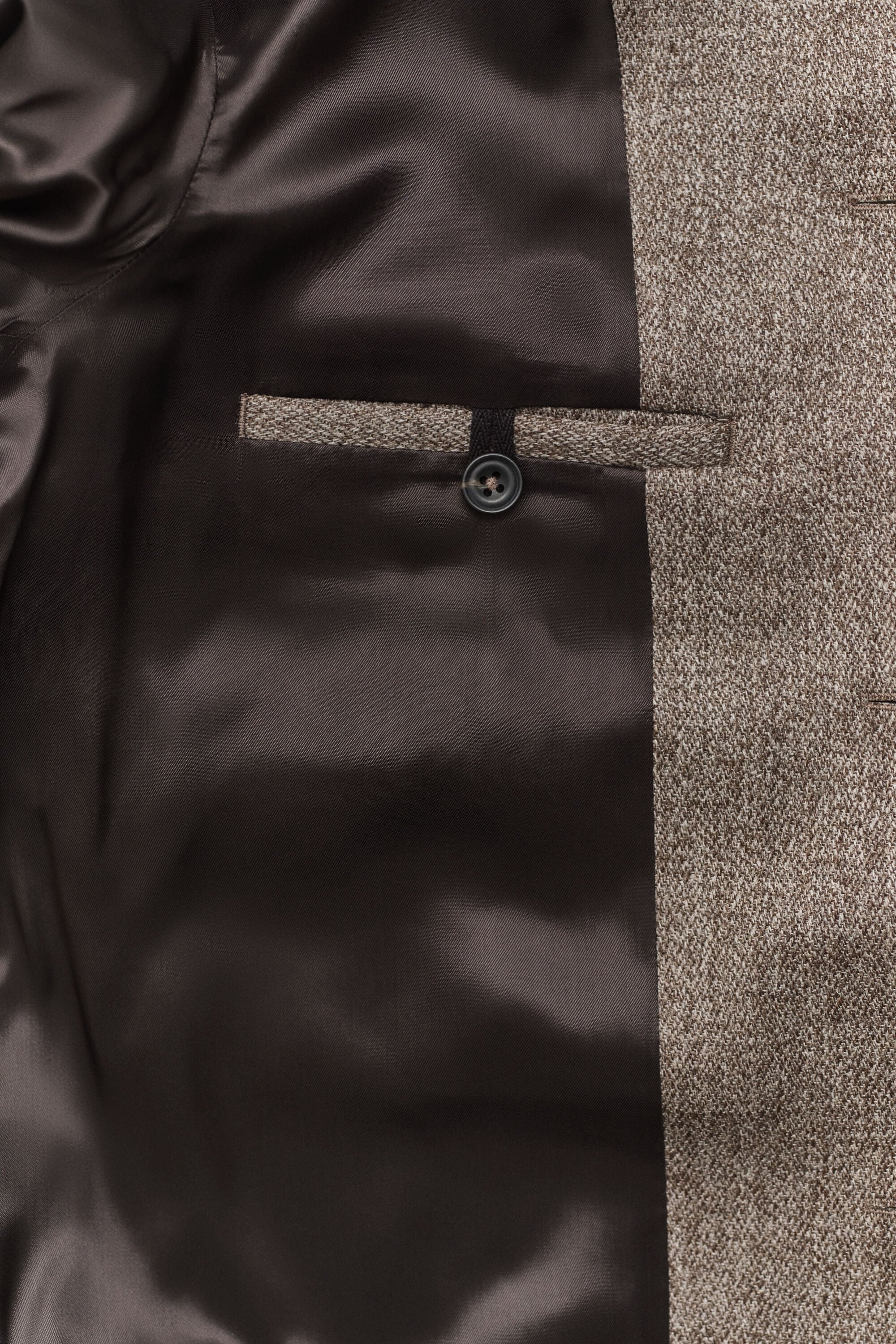 Veste en laine chinée