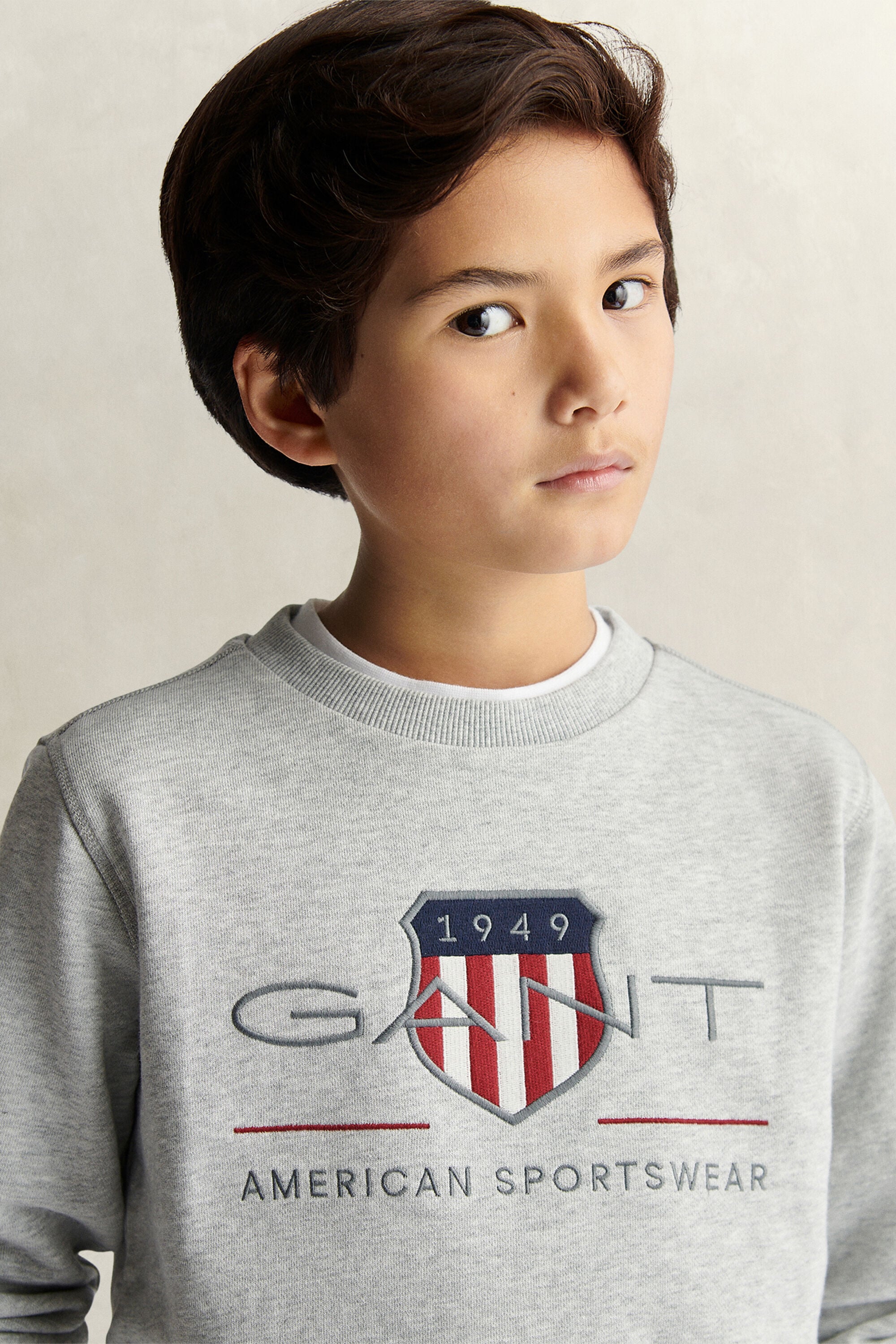Sweat-shirt avec écusson issu des archives Ado