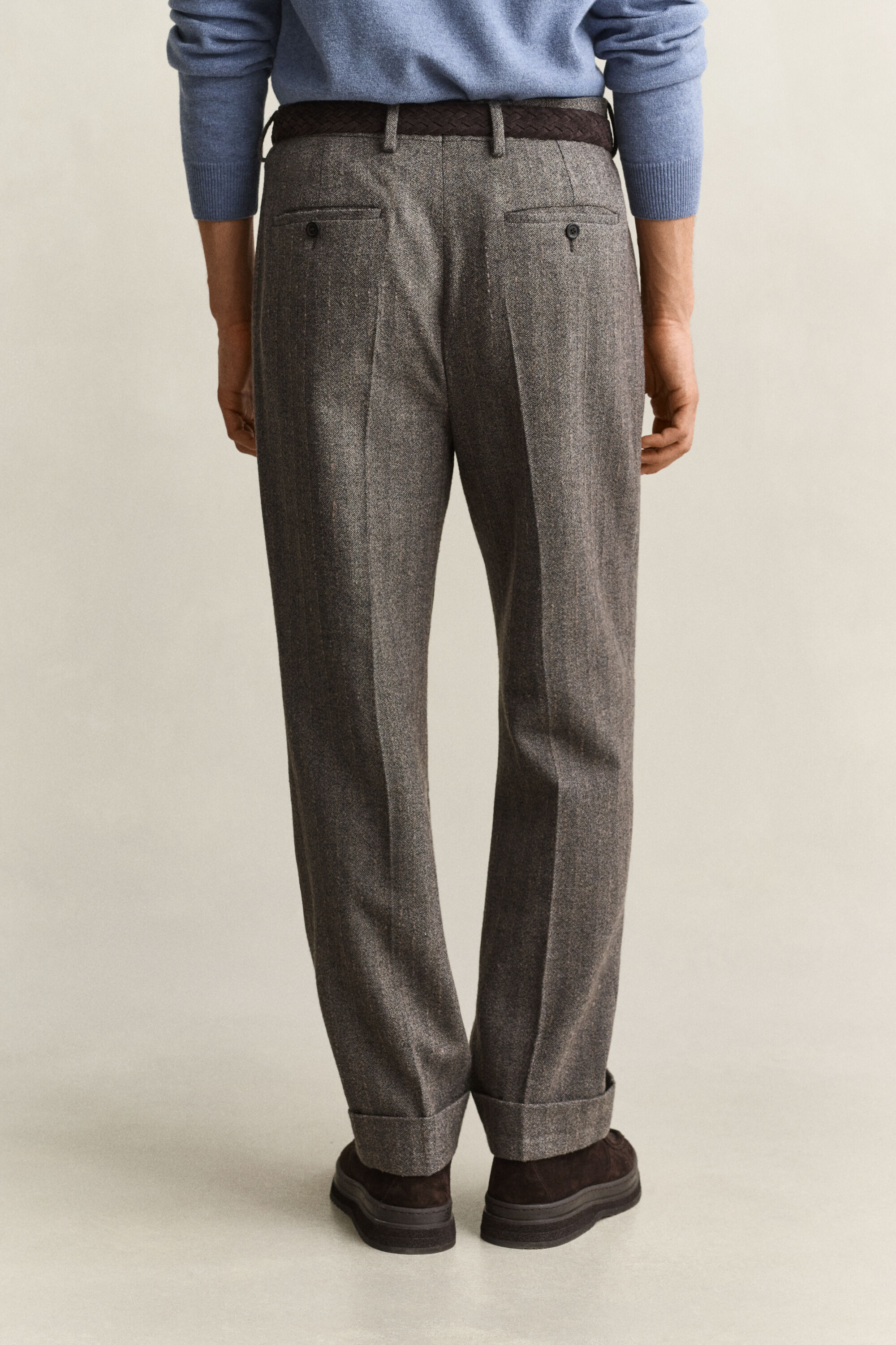 Pantalon de costume à rayures tennis