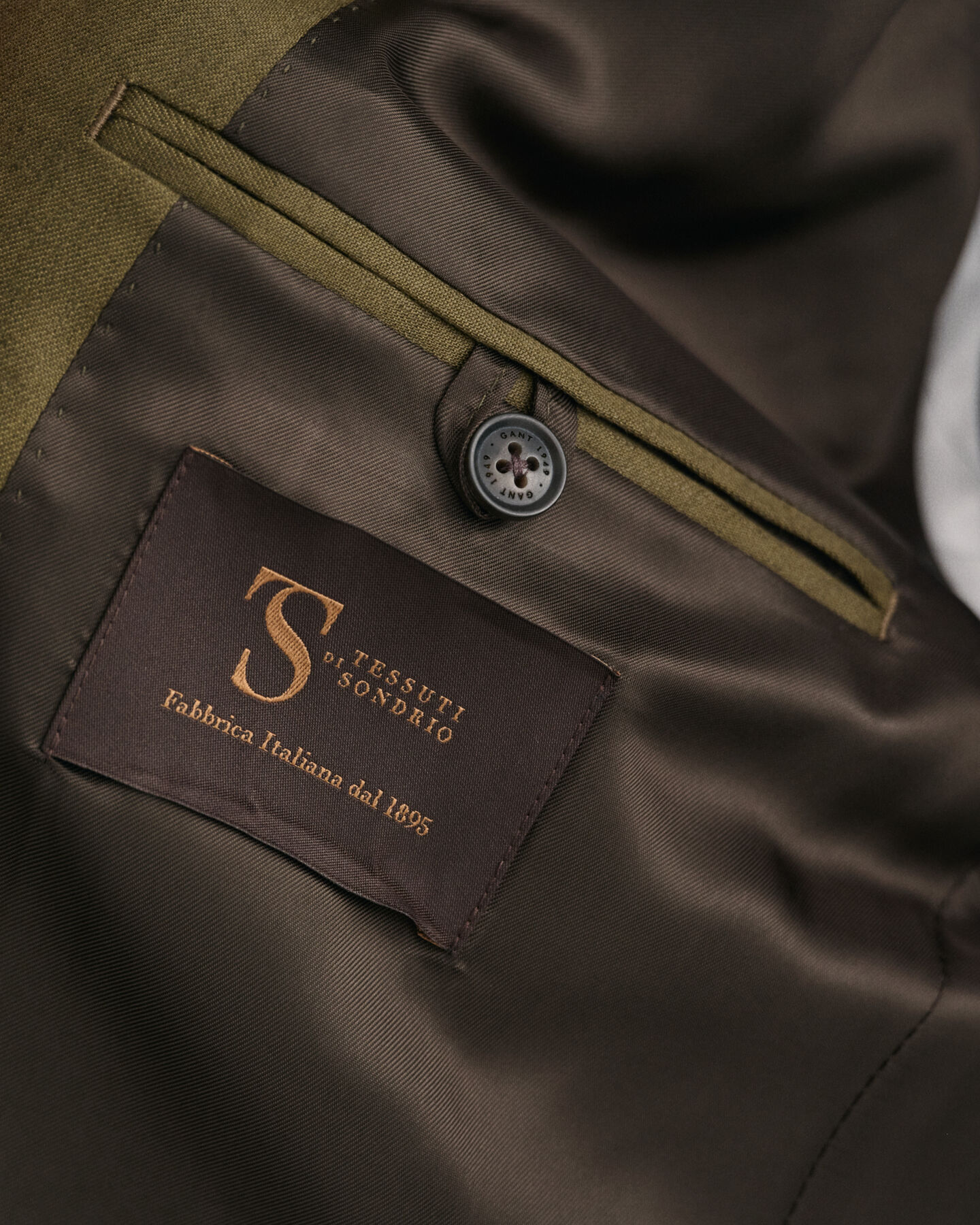 Veste blazer de costume en coton et lin