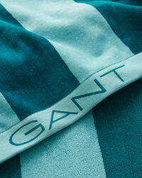 Serviette de plage &agrave; grosses rayures