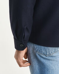 Surchemise coupe regular en laine mélangée