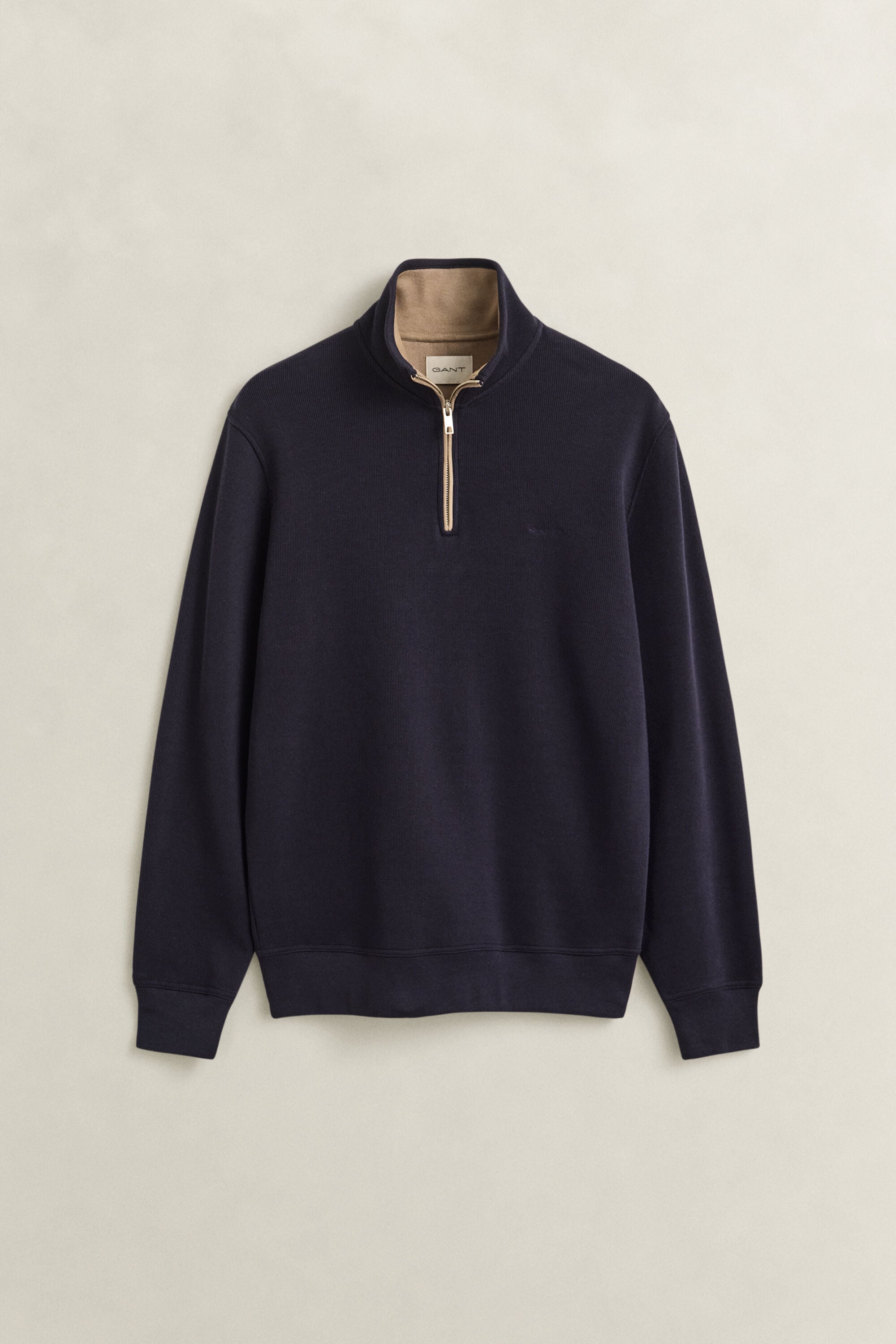 Sweat-shirt à demi-zip Sacker Rib