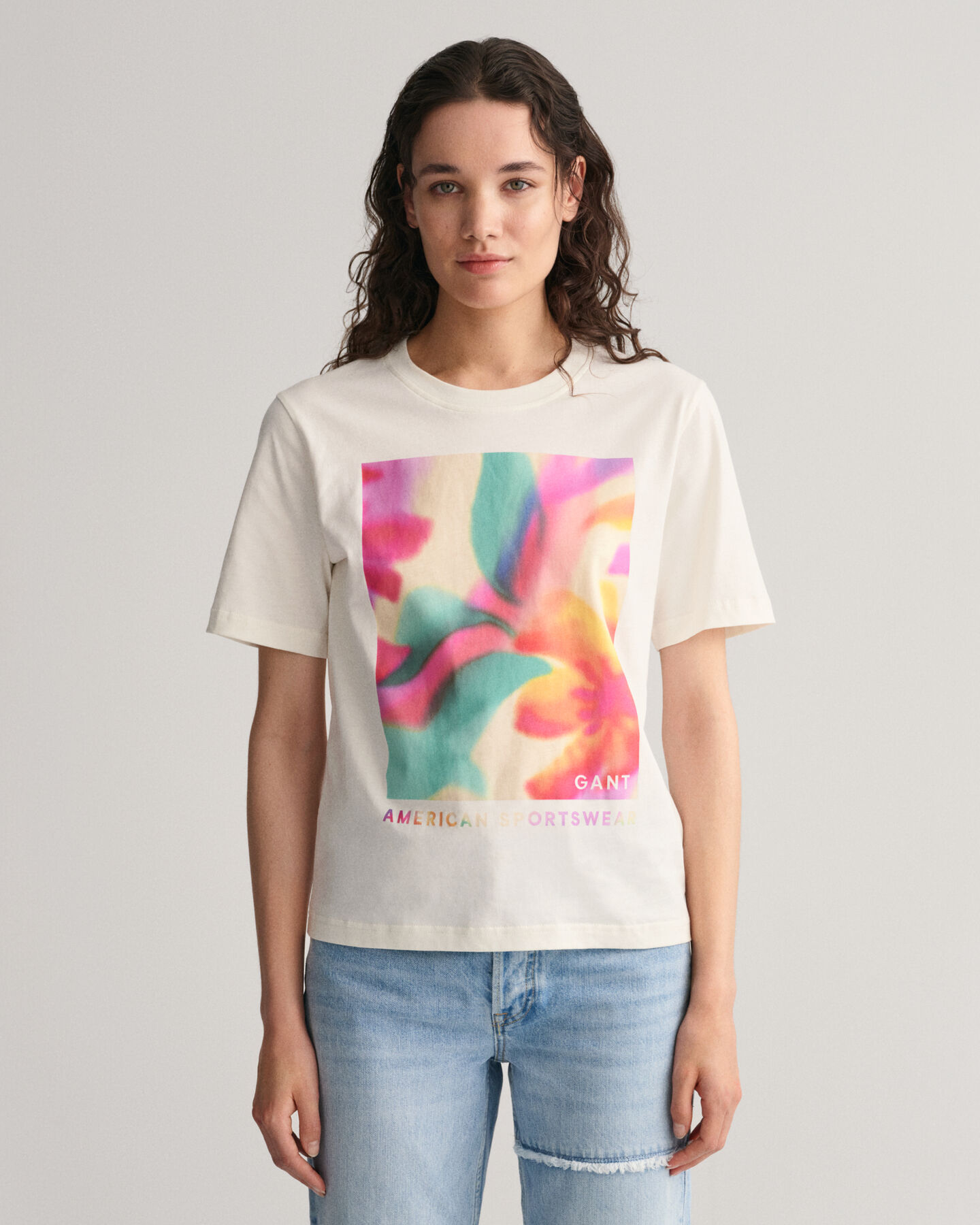 T-shirt avec motif floral Graphic