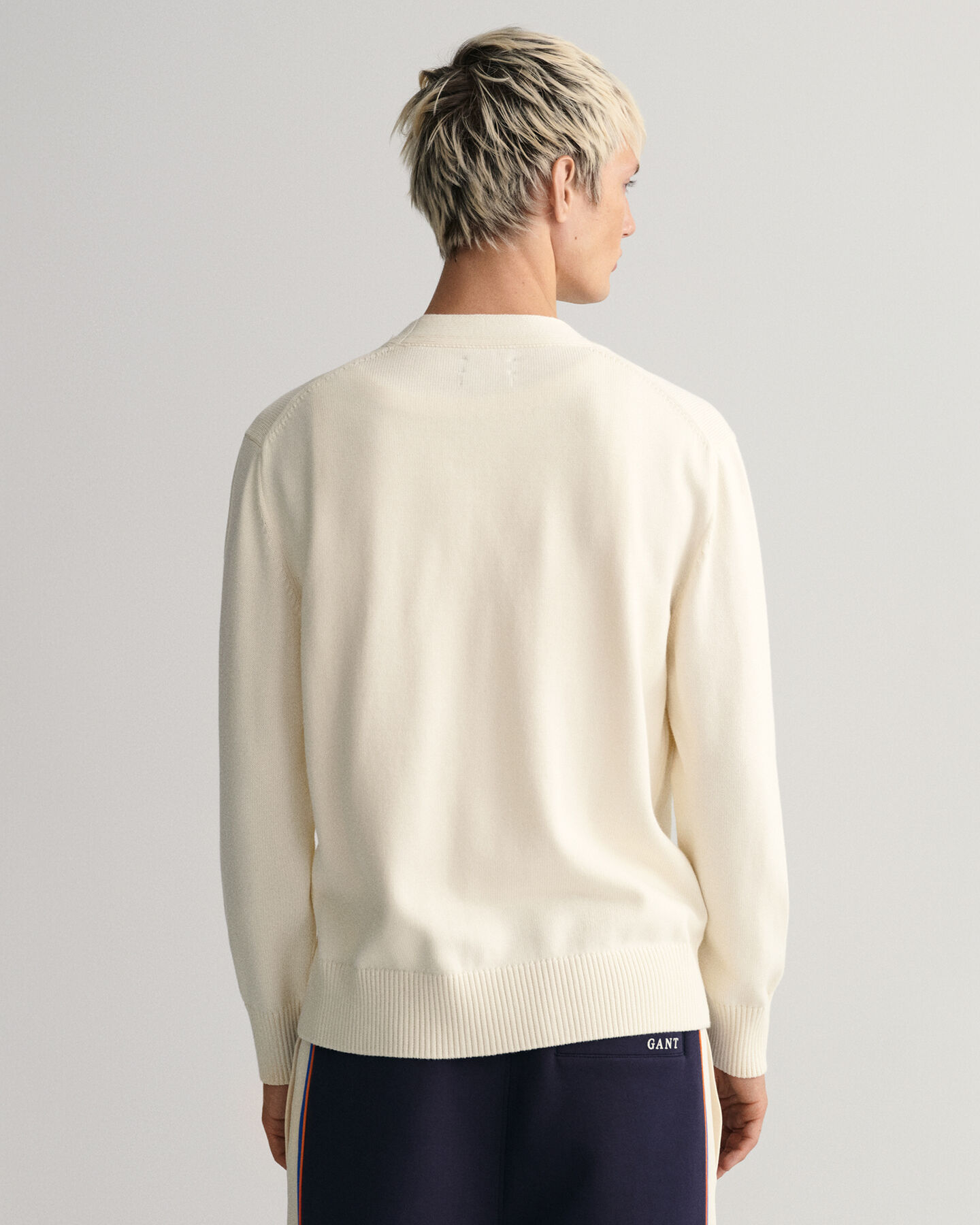 Cardigan en coton Supima Letterman